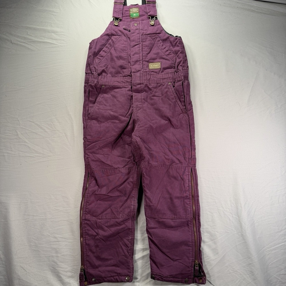 CE Schmidt Workwear Overall Coveralls Youth Girls Medium Purple Canvas Insulated